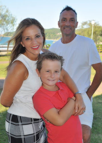 Spresa and Steve Vella with son, Kobi